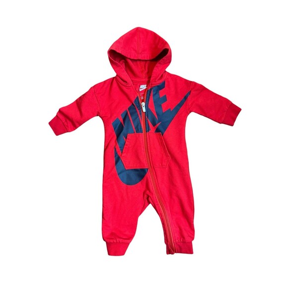Nike All Day Play Hooded Romper size 6 months - Picture 1 of 2